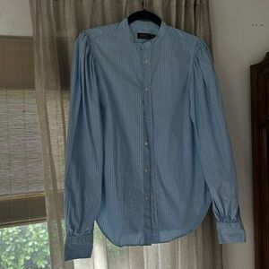 Polo Ralph Lauren Puff Sleeve / Bubble Button Down Shirt